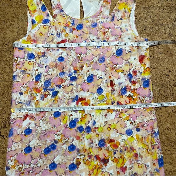Cluny by Cynthia Steffe Cutout Shoulder Floral Print Flounce Dress NWT Sz 6 - Picture 14 of 16